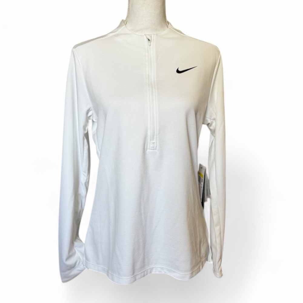 NWT Nike Womens Dri-FIT Club Half-Zip UV Golf Pullover UPF 40 - Small